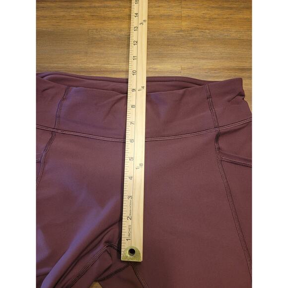 Lululemon Tight Stuff Tight II Reflective Redwood Leggings 24” Inseam Sz 8 Rare - Picture 9 of 10